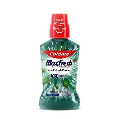Colgate Maxfresh Plax Mouth Wash Fresh Mint General Medicines