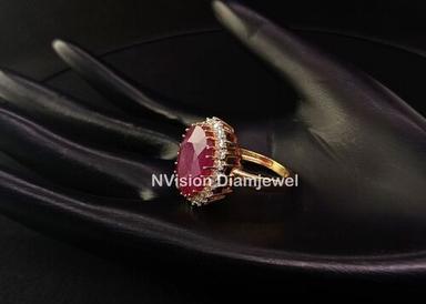 Burmese Ruby And Natural Diamond Ring Diamond Carat Weight: 0.76Ct Carat
