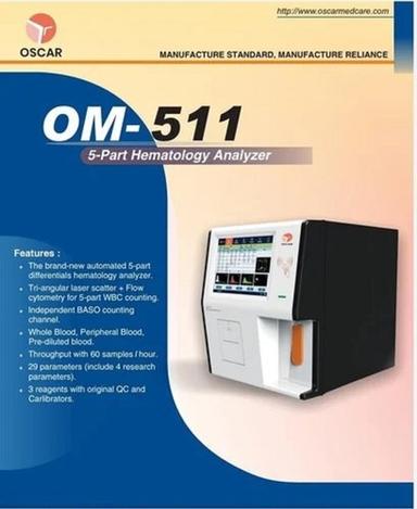 Oscar 5-Part OM-511 Hematology Analyzer