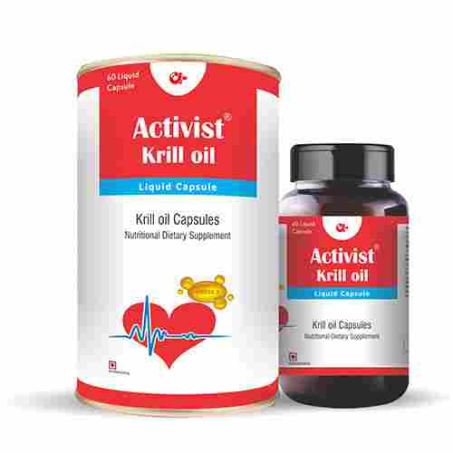 Activist Krill Oil 60 Liquid Capsules