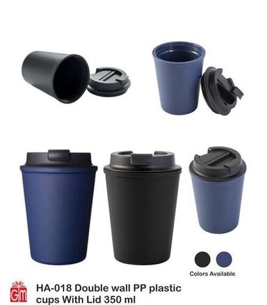 Double wall pp plastic cup