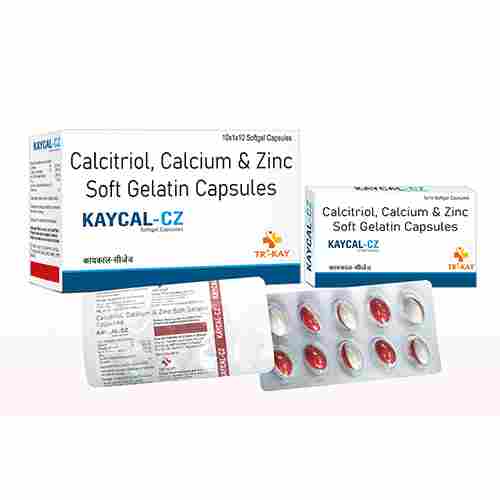 Calcitriol Calcium And Zinc Soft Gelatin Capsules