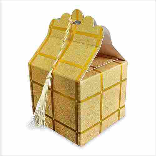 Golden Folding Paper Sweet Box