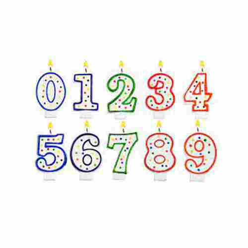B Day Number Candles
