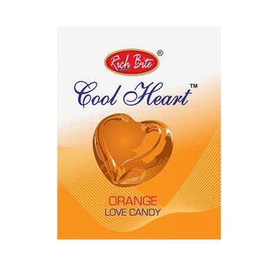 Piece Richbite Cool Heart Orange Love Candy