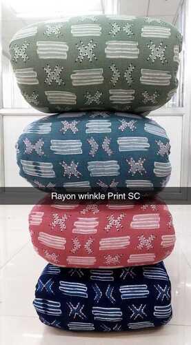 Multiple Rayon Wrinkle Fabric
