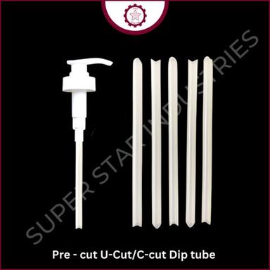 Transparent Pre-Cut U-Cut / C-Cut Dip Tube