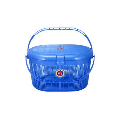 Blue Plastic Royal Basket