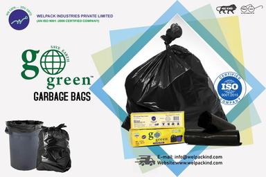 Black Disposable Garbage Bags 19-21