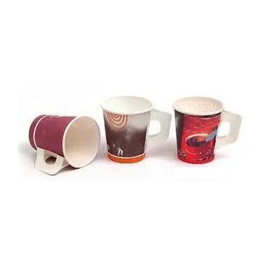 Multicolour Printed Handle Paper Cup