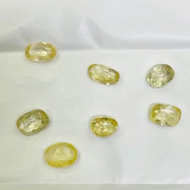 Ceylon Yellow Pukhraj Sapphire Size: Different Size