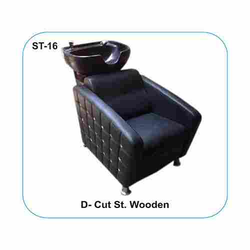 D Cut St Wooden Shampoo Chair
