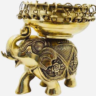 Elephant Brass Urli