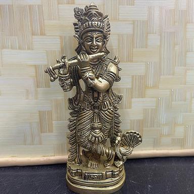 Lord Krishna brass Statue