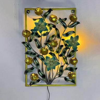 Metal Flower Frame Mounted Wall Art