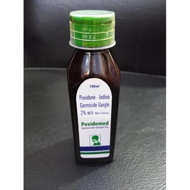 100Ml Gargle Povidone-Iodine Germicide Gargle M-V Mint Flavour Syrup General Medicines