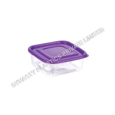 Multicolor 95 X 95 X 35 Mm Square Plastic Food Containers
