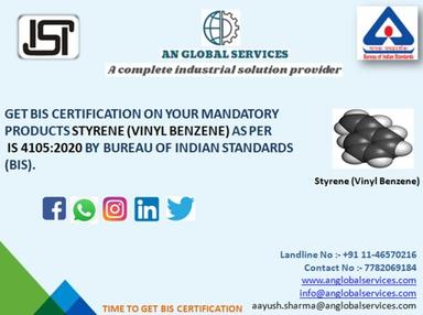 Styrene Vinyl Benzene ISI Certification