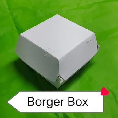 White Disposable Burger Box
