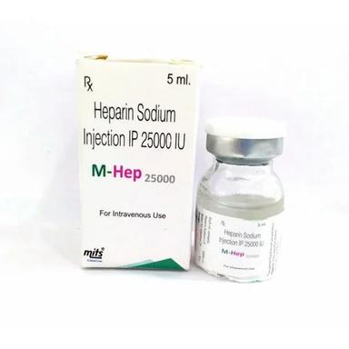  हेपरिन 5000 और 25000 आईयू इंजेक्शन