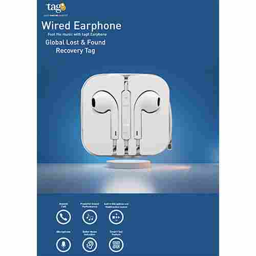 Wired Earphone Recovery Tag