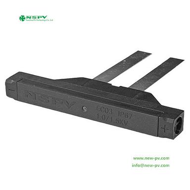Black Pv Edge Connectors For Bifacial Solar Panels Ec03