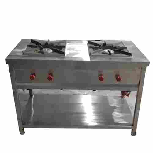 Stainless Steel 2 Burner Gas Oven
