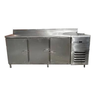 Silver Stainless Steel Commercial Under Counter Refrigerator
