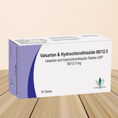 वाल्सर्टन और हाइड्रोक्लोरोथियाज़ाइड टैबलेट यूएसपी 80-12.5 मिलीग्राम 30 टैबलेट सामान्य दवाएं