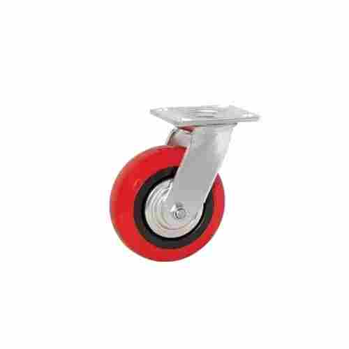 Swivel Red Caster Wheel