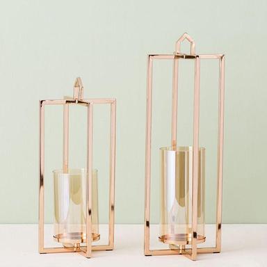 Golden Copper Finish Lantern