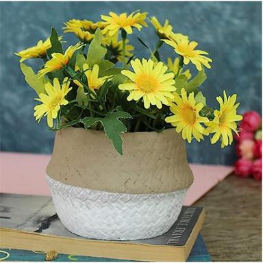 Tied Ribbons Artificial Daisy Flowers Plant Application: A  Home Decor