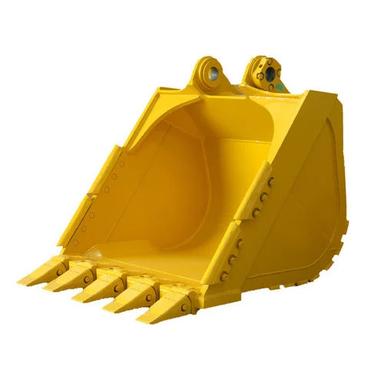 Yellow Earthmoving Machine Excavator Bucket