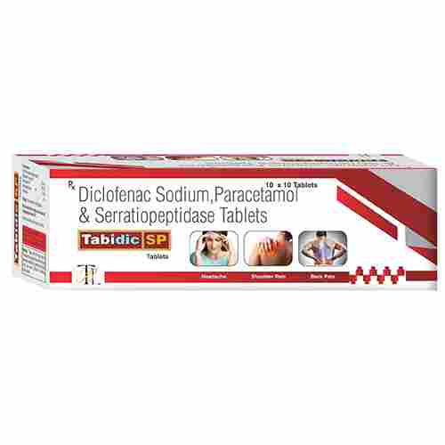Paracetamol And Serratiopeptidase Tablets