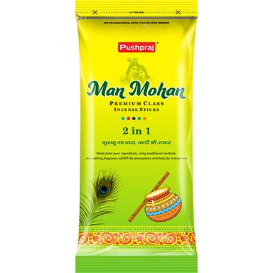 Eco-Friendly Man Mohan Incense Sticks 2 In 1