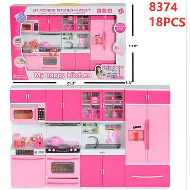 Pink 8374 My Happy Kitchen Set