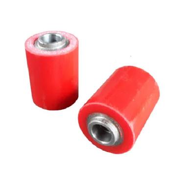 Red Pu Coated Stub Roller