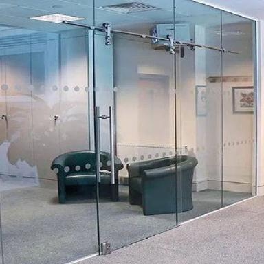 Transparent Frameless Glass Door