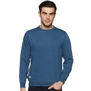 Blue Men Winter Sweatshirts