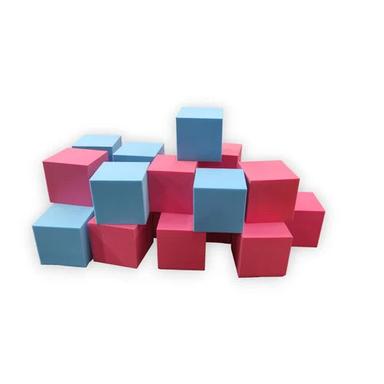Pink Trampoline Foams Cubes
