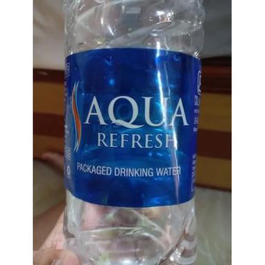 Blue Water Bottle Shrink Sleeve Label