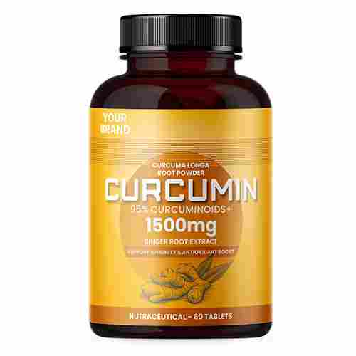 1500mg Curcumin Ginger Root Extract Tablets