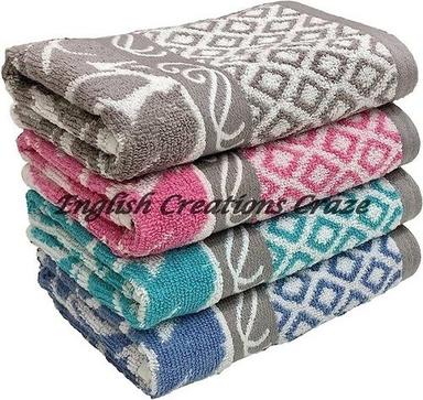 Multi Color Jacquard Terry Towels