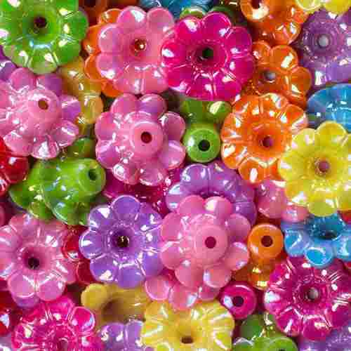 30mm Flower Designer Plastic Beads