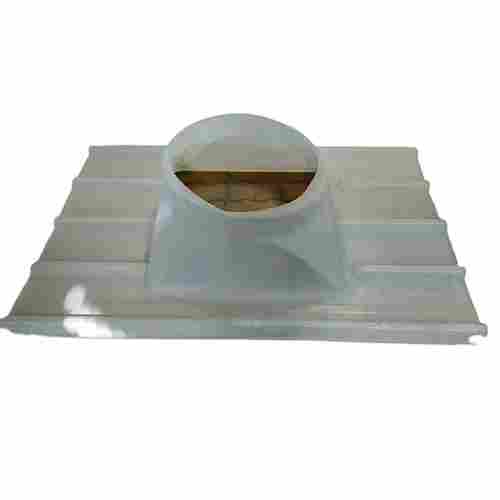 White Polycarbonate Ventilator Base Plate