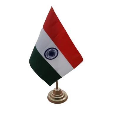 Polyester Table Mounted Indian National Flag