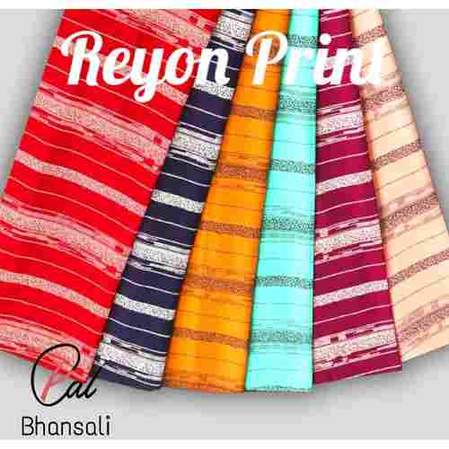 Printed Rayon Kurti Fabric