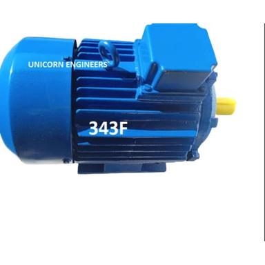 Blue Electric Motor Body Casting