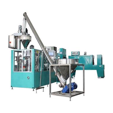 Silver Automatic Paper Bag Packaging Line For Flour
