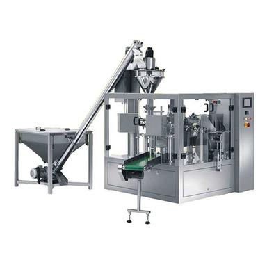 Silver Automatic Rotary Spice Powder Filling Packing Machine
